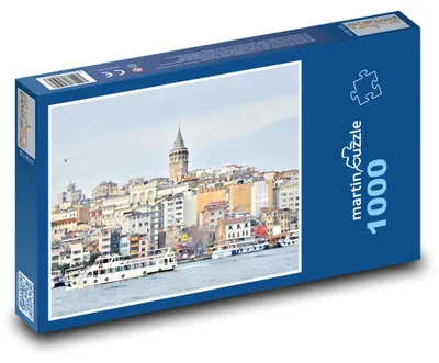 Zdjęcie produktu dla Puzzle 1000 Galata - Stambuł, Turcja - martinpuzzle