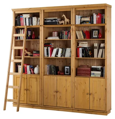 Produktbild von home24 Bücherwand - Kiefer Massiv - Typ C