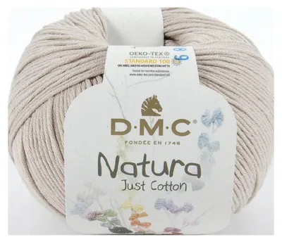 Immagine prodotto di DMC Natura Just Cotone - filo morbido e opaco, realizzato al 100% in cotone pettinato, 302, (Colore N80)