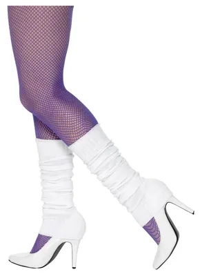 Produktbild von Smiffys - Herren/Damen Uni Stulpen, Kostüm SM2573 (Einheitsgröße) (Weiß)