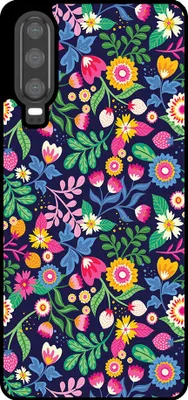 Immagine prodotto di Smartphonica Custodia per telefono adatta per Huawei P30 con stampa floreale - TPU cover posteriore design floreale