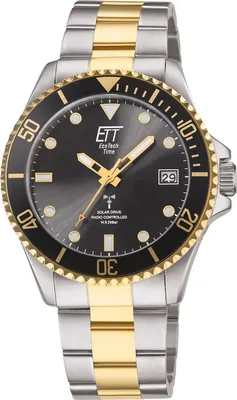 ETT Eco Tech Time EGS-11606-25M Herren Funk-Solaruhr Watersports Zweifarbig 1