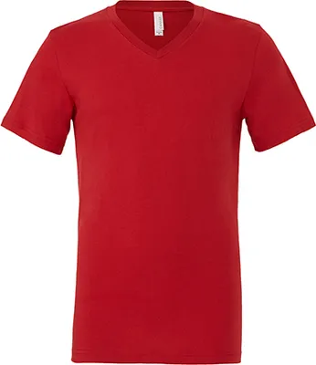 Produktbild von Canvas Uni Jersey Short Sleeve V-Neck Tee