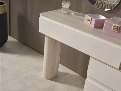 Produktbild von Schminktisch mit Spiegel Designer Luxus Schlafzimmer Set 2 tlg Einrichtung