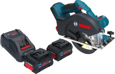 Produktbild von Bosch GKM 18V-50 Professional Akku Metall Handkreissäge 18 V 136 mm Brushless + 2x ProCORE Akku 8,0 Ah + Ladegerät
