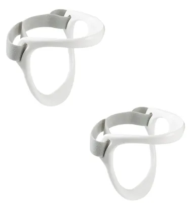 Imagen del producto de INF Relajador de cuello 2 unidades — Corrector de postura ergonómico de PVC para oficina, jugadores y lectura, confort 15 minutos diarios Gris