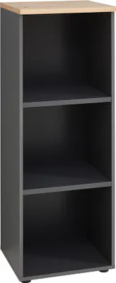 Produktbild von Regal, 45cm breit, graphit mit Eiche, MANRESA-36