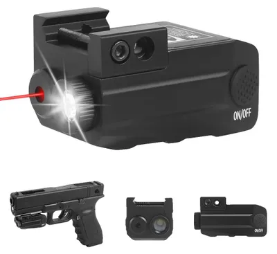 Obrázek produktu pro Laserový zaměřovač, kompatibilní s lištou Picatinny, s možností dobíjení, černý