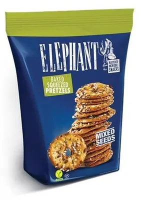 Chipsy, 70 g, ELEPHANT, sezamové