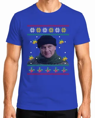 Immagine prodotto di Maglietta da uomo Harry Kevin Home Alone - Christmas Present Ugly Christmas Sweater, blu, XL
