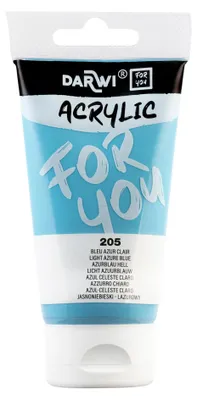 Produktbild von Acrylfarbe DARWI Acryl 75 ml - Hellblau