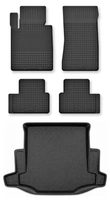 Immagine prodotto di Tappetini a vasca + bagagliaio per BMW Serie 1 E87 2004-2011 hatchback 5 pezzi