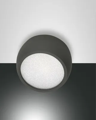 Produktbild von Fabas Luce LED-Wand-/Deckenleuchte LB25 anthrazit 7W 3000K