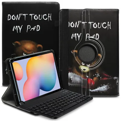 Produktbild von Tablet Tasche Tastatur für Samsung Galaxy Tab S11 S10 S9 FE Hülle Schutzhülle BluetoothFarbe Uni 360 Taschen:Motiv 8