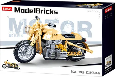 Obrázok produktu pre Sluban Model Bricks M38-B0959 Armádny motocykel