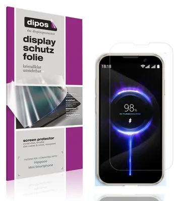 Produktbild von 4x Schutzfolie für Hipipooo Mini Smartphone klar Displayschutzfolie Folie Display Schutz dipos