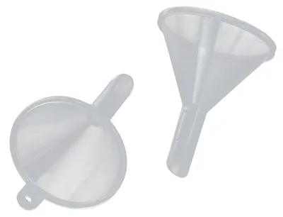 1 Mini-Trichter Kunststoff für Parfüm, 39x37mm Parfumtrichter