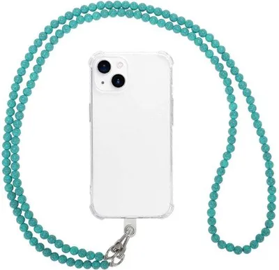 Produktbild von Telefonkette aus Acryl mit Karabinerhaken - Universell einsetzbar - Antislip-Hangriemen - Leichtgewichtsdesign - Trendiges Design