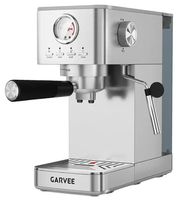 Produktbild von Halbautomatische Espressomaschine, Edelstahl, Dampfdüse, Silber, EU