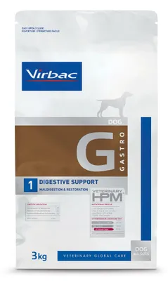 Zdjęcie produktu dla Virbac Dog Gastro Digestive Support 3kg Sucha Karma Weterynaryjna Dla Psów z Zaburzeniami Trawienia