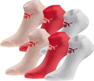Produktbild von PUMA Sneakersocken 18 Paar Pack Statement Edition - Damen und Herren - 39-42 Peach mix-