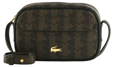 Immagine prodotto di LACOSTE borsa a tracolla Reporter Bag Mono Slate Black Shitake marrone scuro