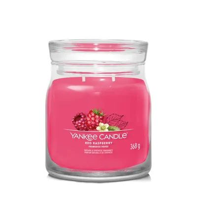 Produktbild von Yankee Candle Red Raspberry, Rund, Rot, Himbeere, 50 h, 1 Stück(e)