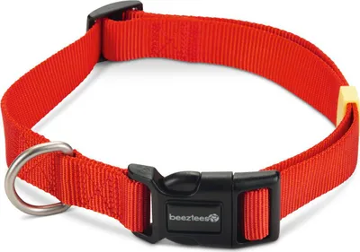 Produktbild von Beeztees Uni - Hundehalsband - rot - 48-70 cm x 25 mm