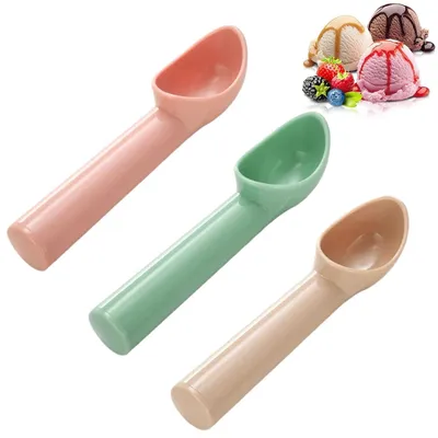 Eisschaufel 3er-Set, Antihaft-Kunststoff, 18 x 3 cm, ergonomisch