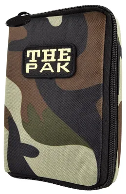 Produktbild von Karella Darttasche The PAK original, Platz für 3 Dartsets, handlich und geräumig, Perfekter Schutz, Dartcase, Tasche für Darts, camo