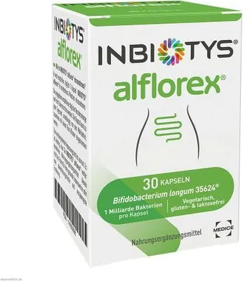 Produktbild von Alflorex Inbiotys bei Reizdarm Kapseln 30 St