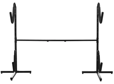 Immagine prodotto di Supporto per kayak, modello per 2 kayak | Colore: nero | Dimensioni: 72,5 x 240 x 157 cm