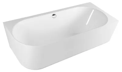 Productafbeelding van Polysan SUSSI R, vrijstaande hoekwastafel, gietmarmer, 150x70x49,5 cm, wit