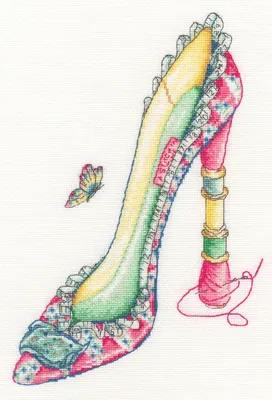 Produktbild von Bothy Threads Kreuzstich Set "Ein rechtzeitiger Stich", Zählmuster, XSK9, 19x28cm