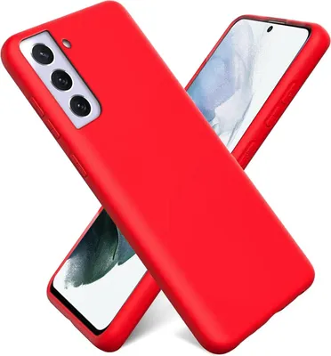 Image de Housse Samsung Galaxy S21 Plus Housse de protection en silicone Gel Case Housse pour téléphone portable, rouge