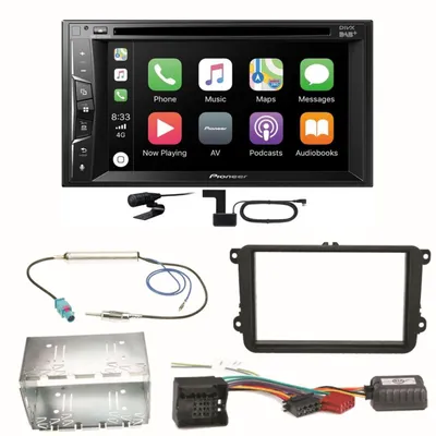 Produktbild von Pioneer AVH-Z3200DAB Carplay DAB Einbauset für Beetle Jetta Sharan Tiguan T5