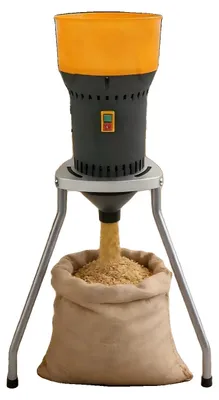 Produktbild von Schleifmaschine, 1000W Leistung, 25L Kapazität, 19000U/min Geschwindigkeit, 300kg/h Effizienz, Standdesign