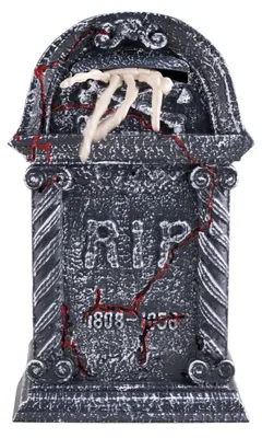 Image de Tombstone Halloween avec une main