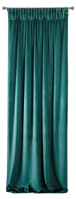 Produktbild von Eurofirany 315196, Durchscheinend, Türkis, Einfarbig, Polyester, Aufhängungshaken, 290 g/m²