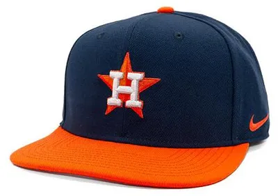 Immagine prodotto di Cappellino Nike - Dri-Fit Pro - Houston Astros - Colore: Blu universitario (College Navy) e Arancione (Team Orange) - Modello: 41S