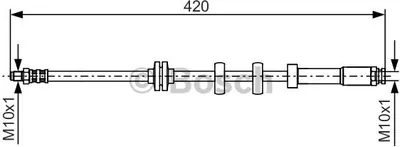 Produktbild von Bosch Bremsschlauch  1 987 476 637