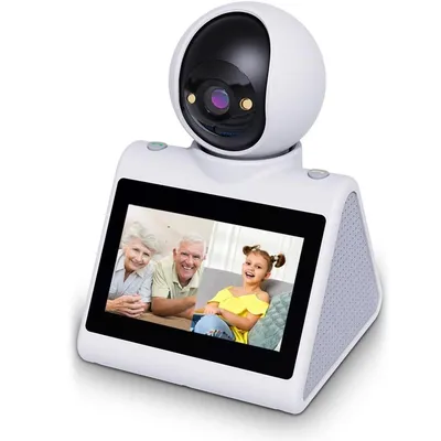 Produktbild von Haus-Sicherheitskamera, für Innenräume geeignet, 4,3″ Display, 1080P HD, Zwei-Wege-Video, Bewegungserkennung, ideal für Babys, Senioren, Haustiere