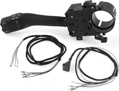 Produktbild von Original Kufatec GRA Tempomat Wippe KOMPLETT SET Kabelbaum für VW Golf 4 / Bora
