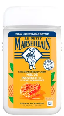 Produktbild von Le Petit Marseillais 250 ml douchegel honing