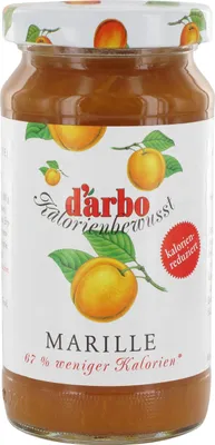Produktbild von Darbo Marille Konfitüre mit Süßungsmitteln Kalorienbewusst 220g