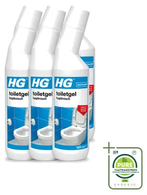 Produktbild von 6 x HG Hygienische Toilettengel - 500 ml - Großpackung - 6 Stücke