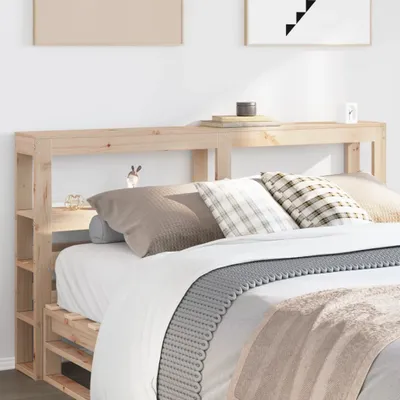 Produktbild von Kopfteil moderne - mit Ablagen 160 cm Massivholz Kiefer - Bettkopfteil CC30823