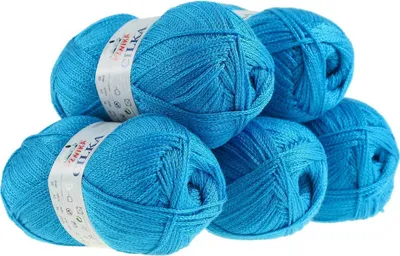 Produktbild von 500g Strickgarn CILKA by VLNIKA Klassikgarn Strickwolle Häkelgarn Sommergarn