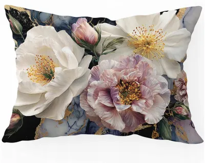 Image de Housse de coussin décorative HomeView, 40x60 cm, en polyester