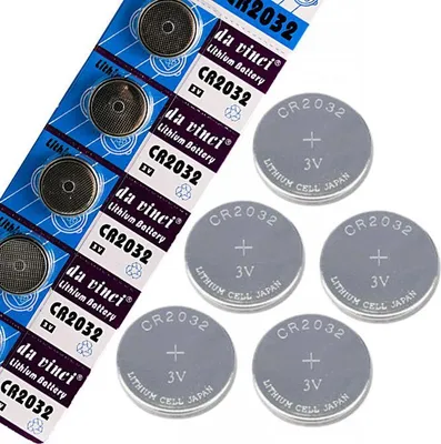 Image de CR2032 Piles au lithium 3V, lot de 5, blister